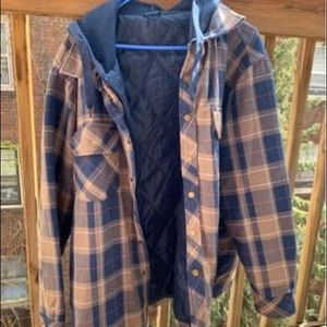 Plaid flannel jacket